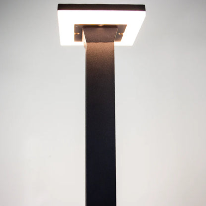 CDPA63 12W Bollard Pathway Lighting LED Square Top Modern Low Voltage