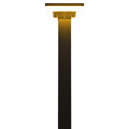 CDPA63 12W Bollard Pathway Lighting LED Square Top Modern Low Voltage