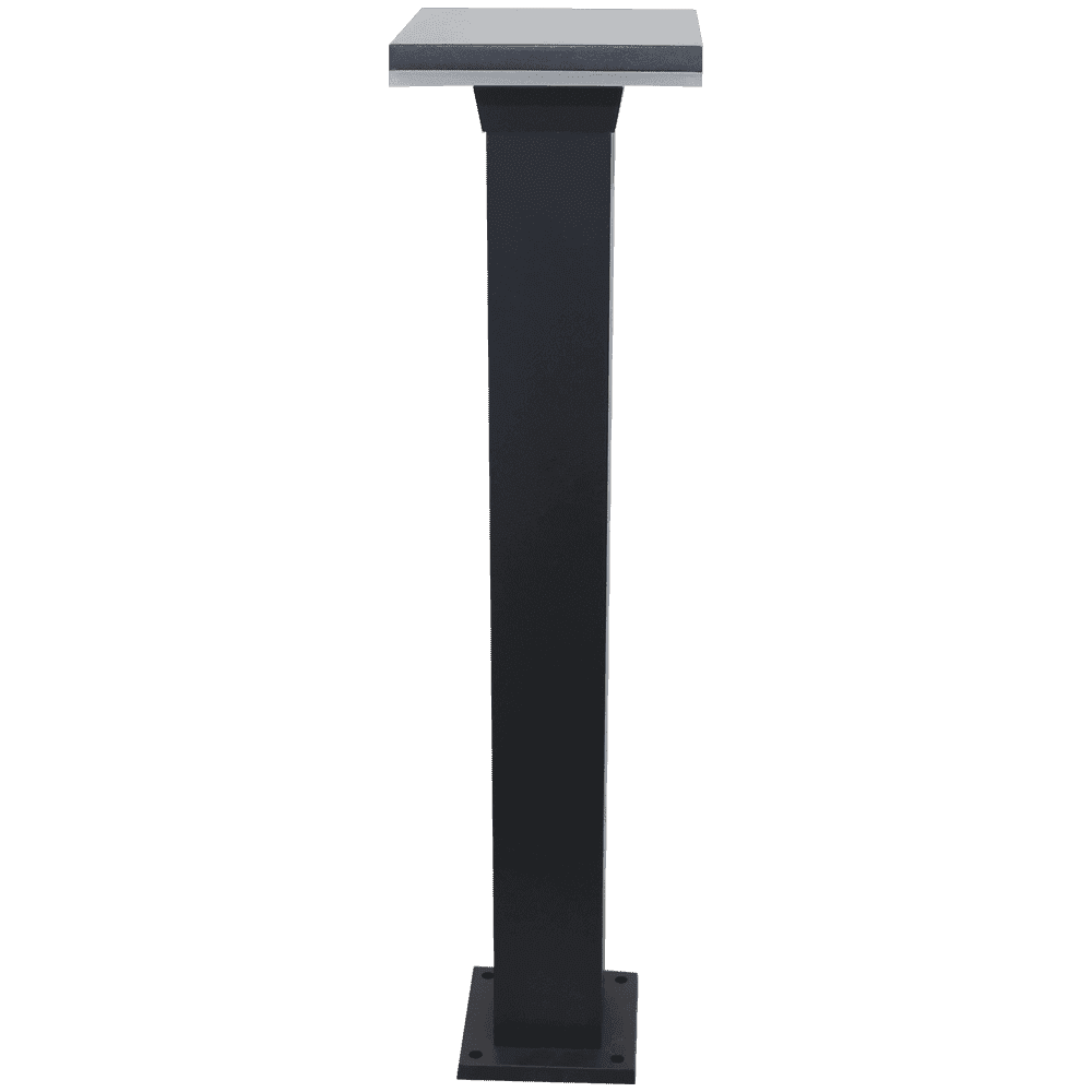CDPA63 12W Bollard Pathway Lighting LED Square Top Modern Low Voltage