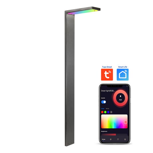 CDPSR58 Wifi Smart RGBCW 3W Stainless Steel Directional Pathway Light LED Bollard Landscape Lighting - Tampa Home & Garden Store