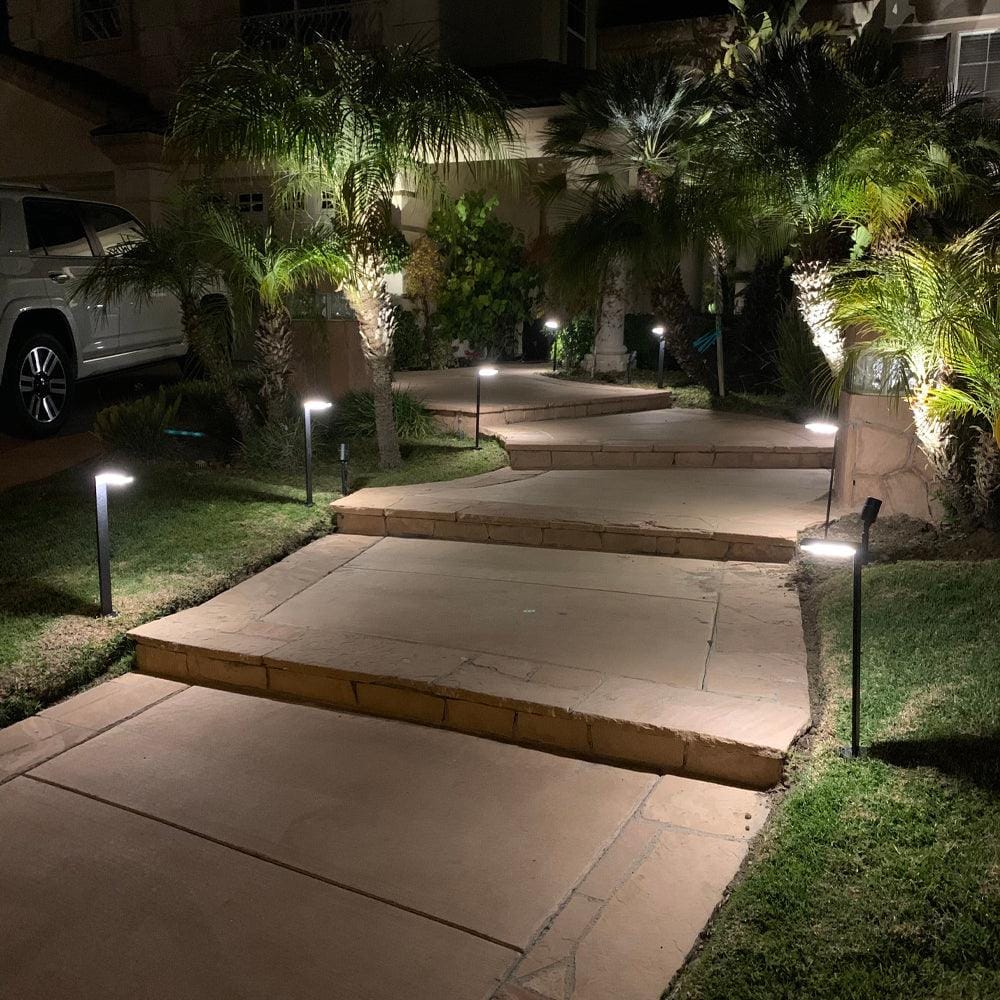 CDPSR58 Wifi Smart RGBCW 3W Stainless Steel Directional Pathway Light LED Bollard Landscape Lighting - Tampa Home & Garden Store