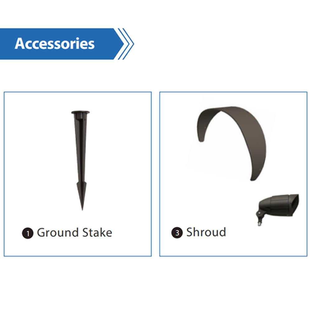 CDR30 30W Smart Bluetooth RGBW Narrow Beam Directional Outdoor Landscape Spotlight - Tampa Home & Garden Store