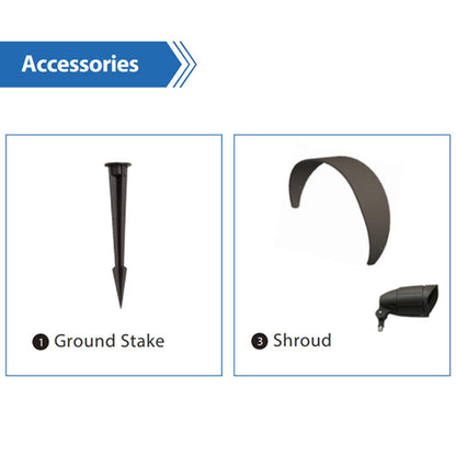 CDR30 30W Smart Bluetooth RGBW Narrow Beam Directional Outdoor Landscape Spotlight - Tampa Home & Garden Store