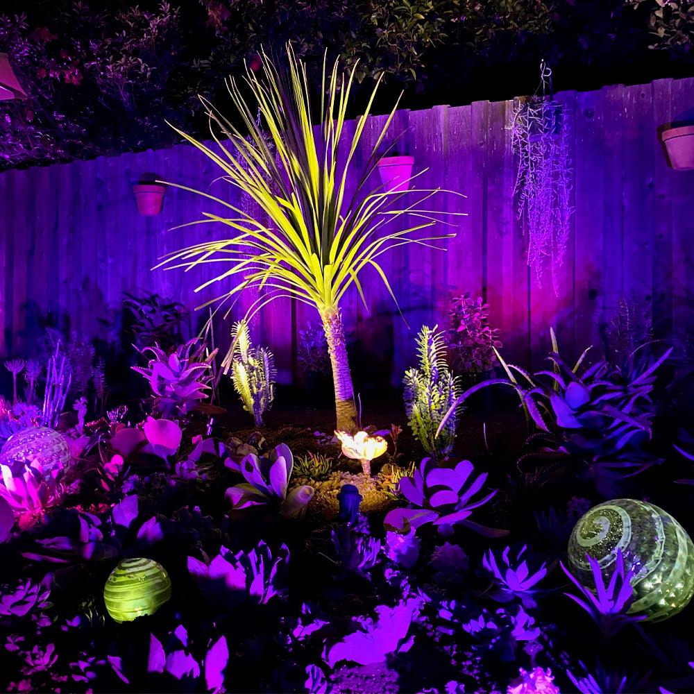 CDR85 9W RGB Directional Ground Outdoor Landscape Spotlight Waterproof Fixture - Tampa Home & Garden Store