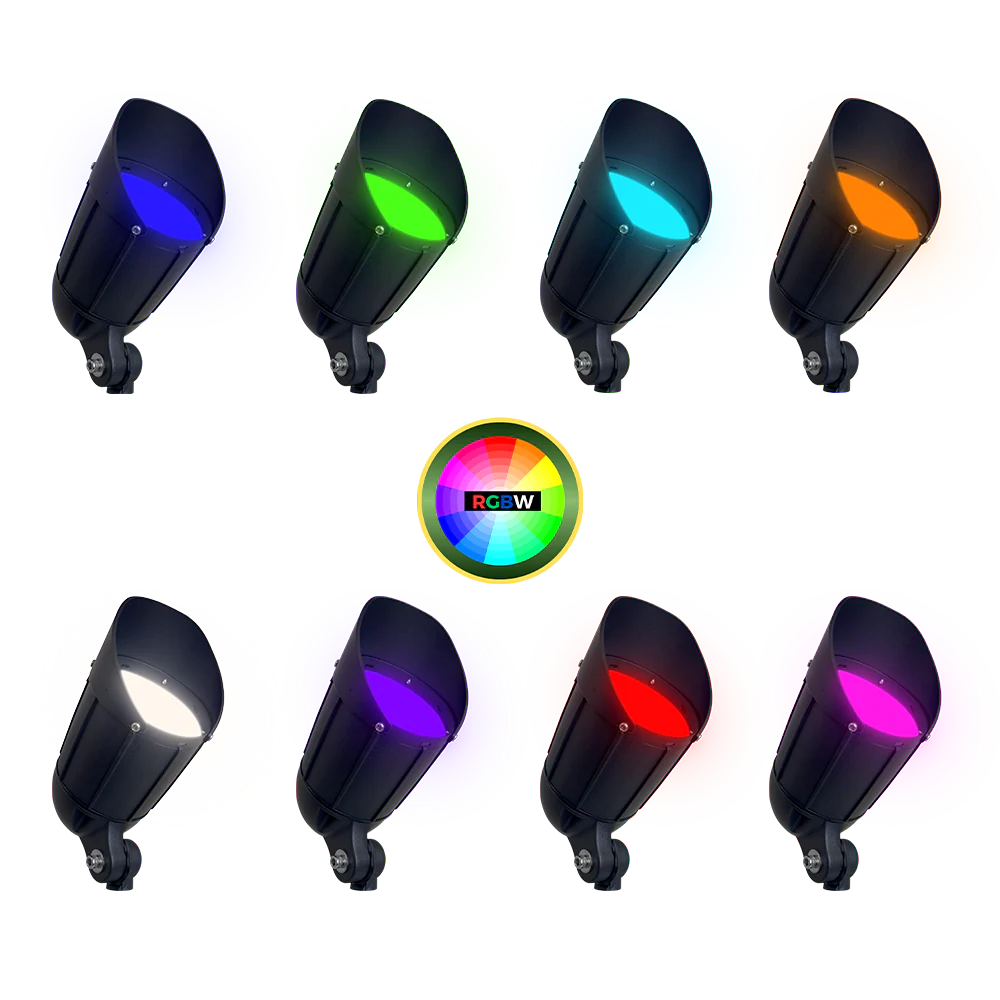 CDRA12 12W Smart Bluetooth RGBW Narrow Beam Directional Outdoor Landscape Spotlight