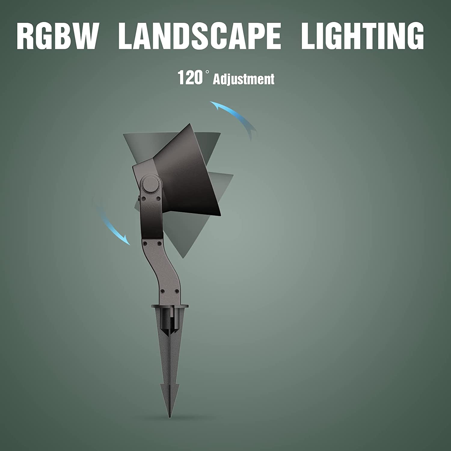 CDRA95 10W LED Smart Wi-Fi RGBW Wide Beam Directional Outdoor Landscape Spotlight - Tampa Home & Garden Store