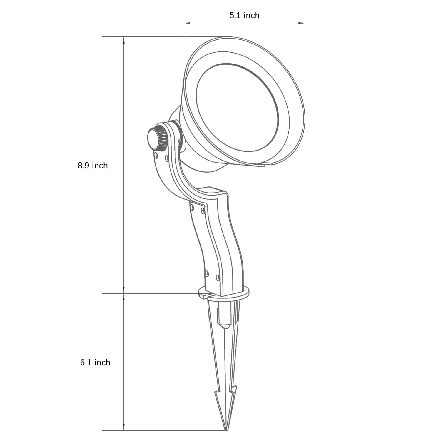 CDRA95 10W LED Smart Wi-Fi RGBW Wide Beam Directional Outdoor Landscape Spotlight - Tampa Home & Garden Store