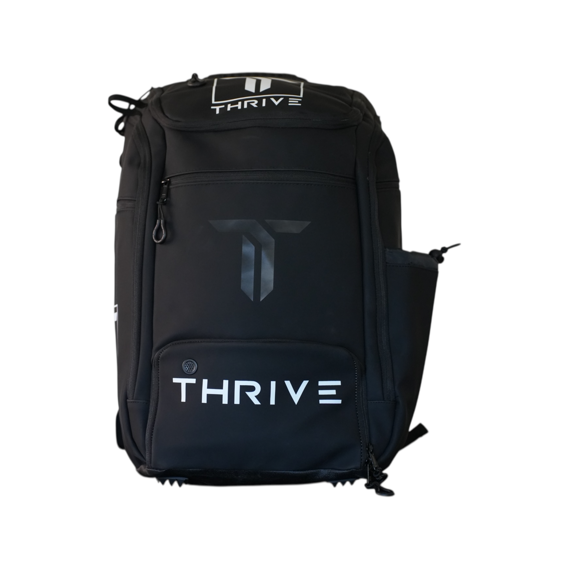 Thrive Elite Hybrid Tour Backpack pickleball bag black with Thrive logo on top on Tampa Home & Garden Store