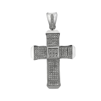 the 18k Gold Plated Cross Pendant Charm Set