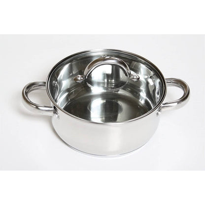 Batería de Cocina de Acero Inoxidable de 12 Piezas de Tacto Frío