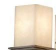 Clouds shades wall sconce by Vanessa Jane with ivory fabric shade and dark bronze mount on Tampa Home & Garden Store