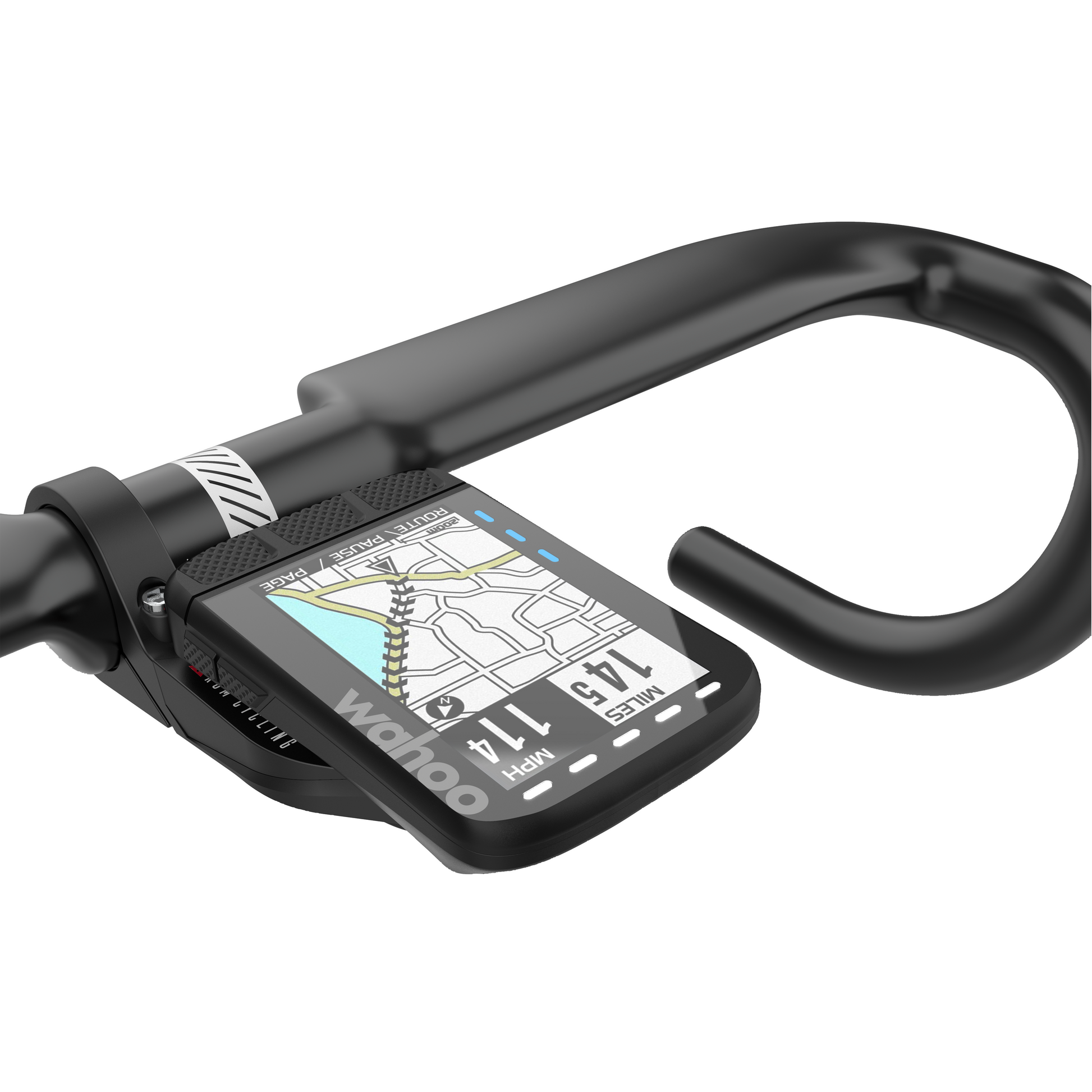 Wahoo Aero Mount with map display for KOM Cycling device on Tampa Home & Garden Store