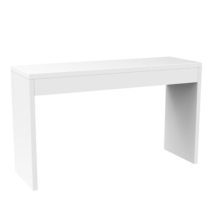 Mesa de sofá blanca, mesa de entrada moderna para sala de estar