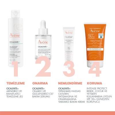 Avène skincare set: cleanser, Cicalfate+ serum, moisturizer, SPF50 sunscreen on Tampa Home & Garden Store