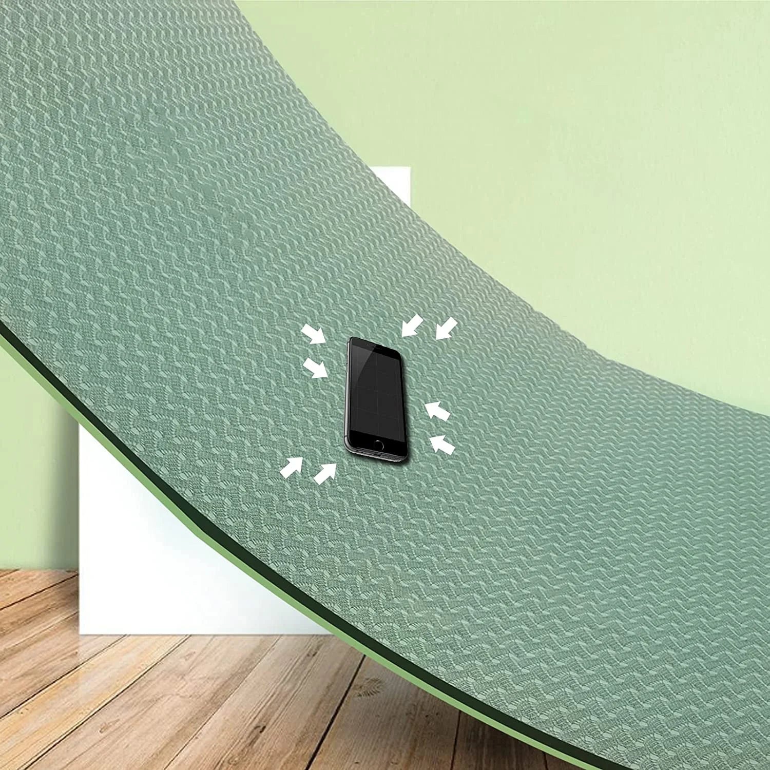 COCOBELA Dual-Sided Yoga Mat – 8mm Extra Thick, Eco-Friendly TPE – Reversible Non-Slip, Waterproof, Lightweight & Odor-Free – 72"x24" for Yoga, Pilates, Stretching & Fitness - Tampa Home & Garden Store