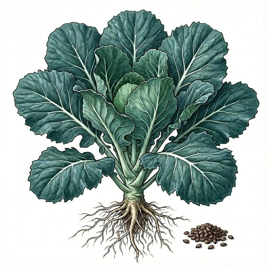 Georgia Collard Greens Seeds Vates Hearty Leaves