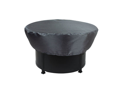 Fire Pit Cover round 36-42 in diameter, mercury gray, DIA 43''x12''H, Shield Outdoor Covers on Tampa Home & Garden Store