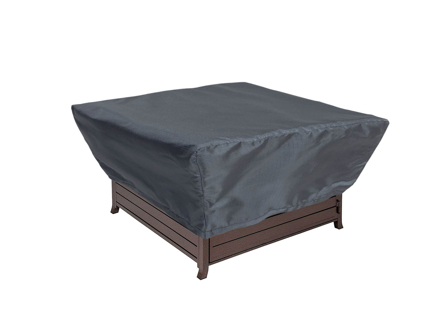 Fire Pit Cover Mercury square 49x49x12 in, dark gray by Shield Outdoor Covers on Tampa Home & Garden Store