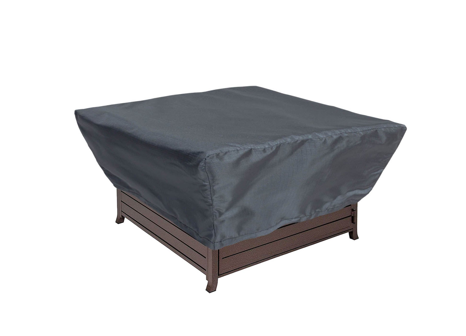 Fire Pit Cover Mercury square 49x49x12 in, dark gray by Shield Outdoor Covers on Tampa Home & Garden Store