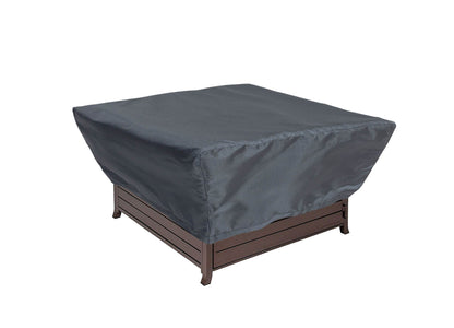 Fire Pit Cover Mercury square 49x49x12 in, dark gray by Shield Outdoor Covers on Tampa Home & Garden Store