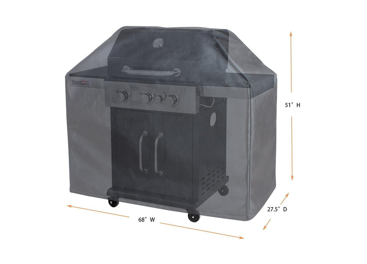 BBQ Grill Cart Cover Gold by Shield Outdoor Covers, 68x27.5x51 in outdoor furniture cover on Tampa Home & Garden Store