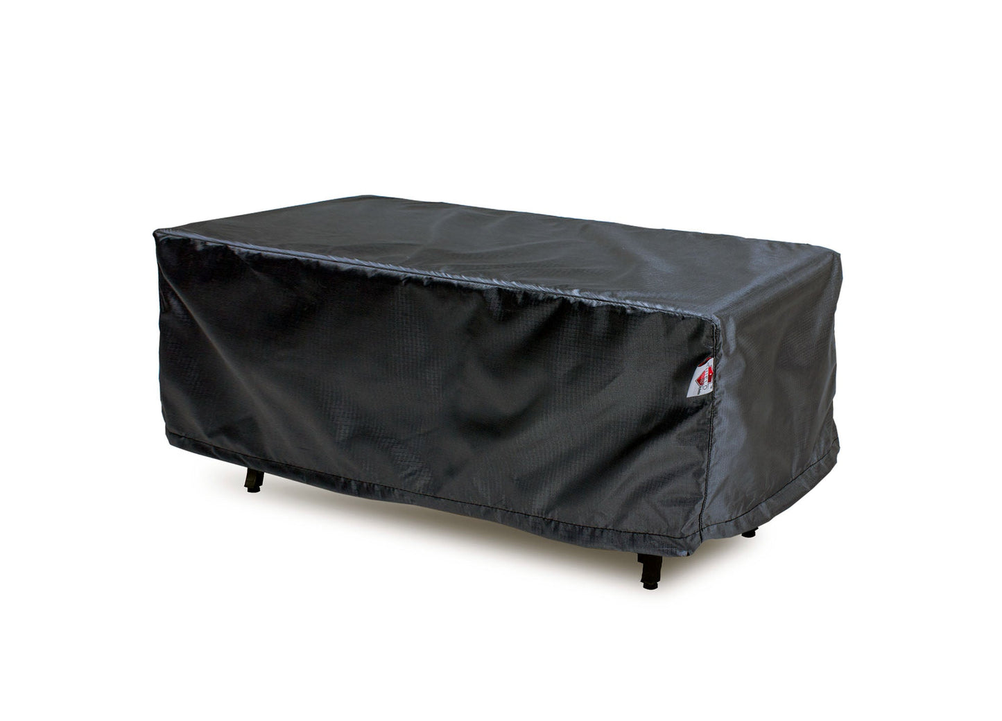 Rectangle Fire Table Cover black Shield Outdoor Covers Mercury 53 W x 33 D x 25 H outdoor cover on Tampa Home & Garden Store
