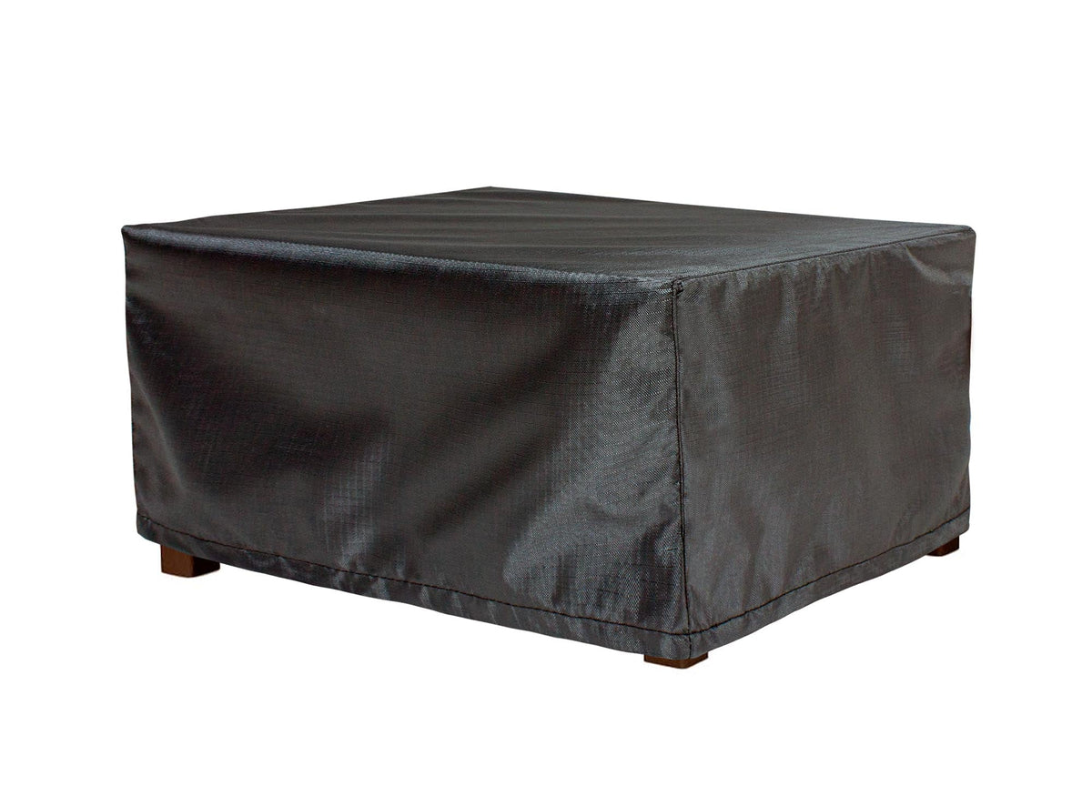 Ottoman Cover Large Mercury 36x30x18 in Shield Outdoor Covers outdoor furniture cover on Tampa Home & Garden Store