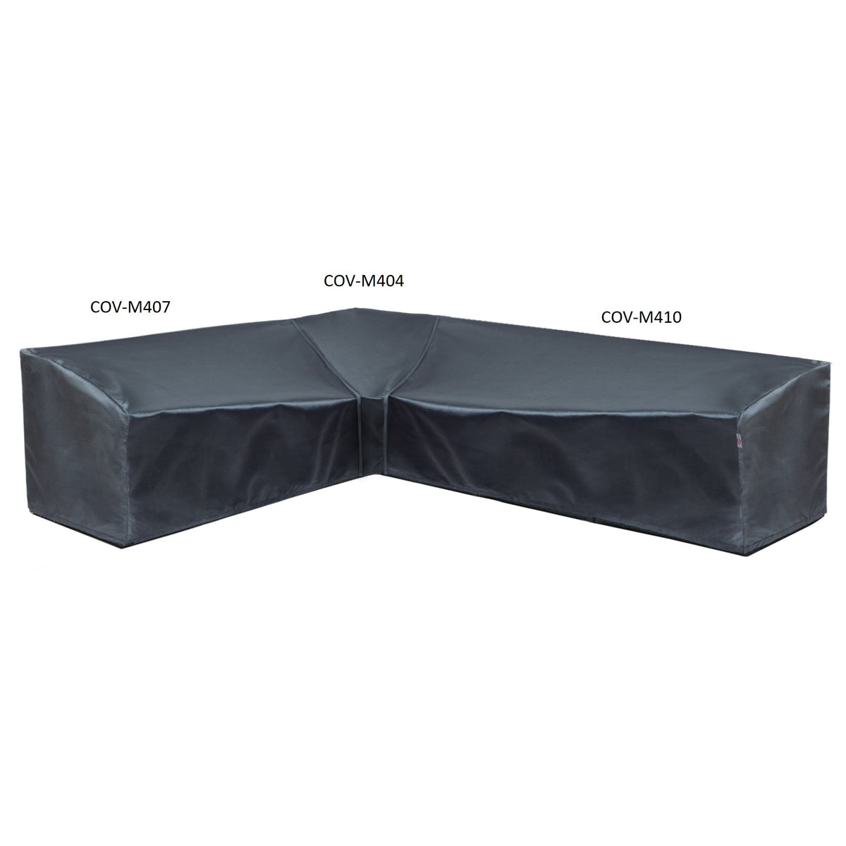 Modular Cover Sofa Right End 88x40x18 Mercury outdoor furniture cover by Shield Outdoor Covers on Tampa Home & Garden Store