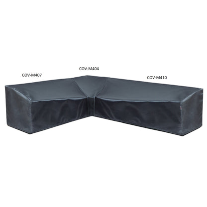 Modular Cover Sofa Right End 88x40x18 Mercury outdoor furniture cover by Shield Outdoor Covers on Tampa Home & Garden Store