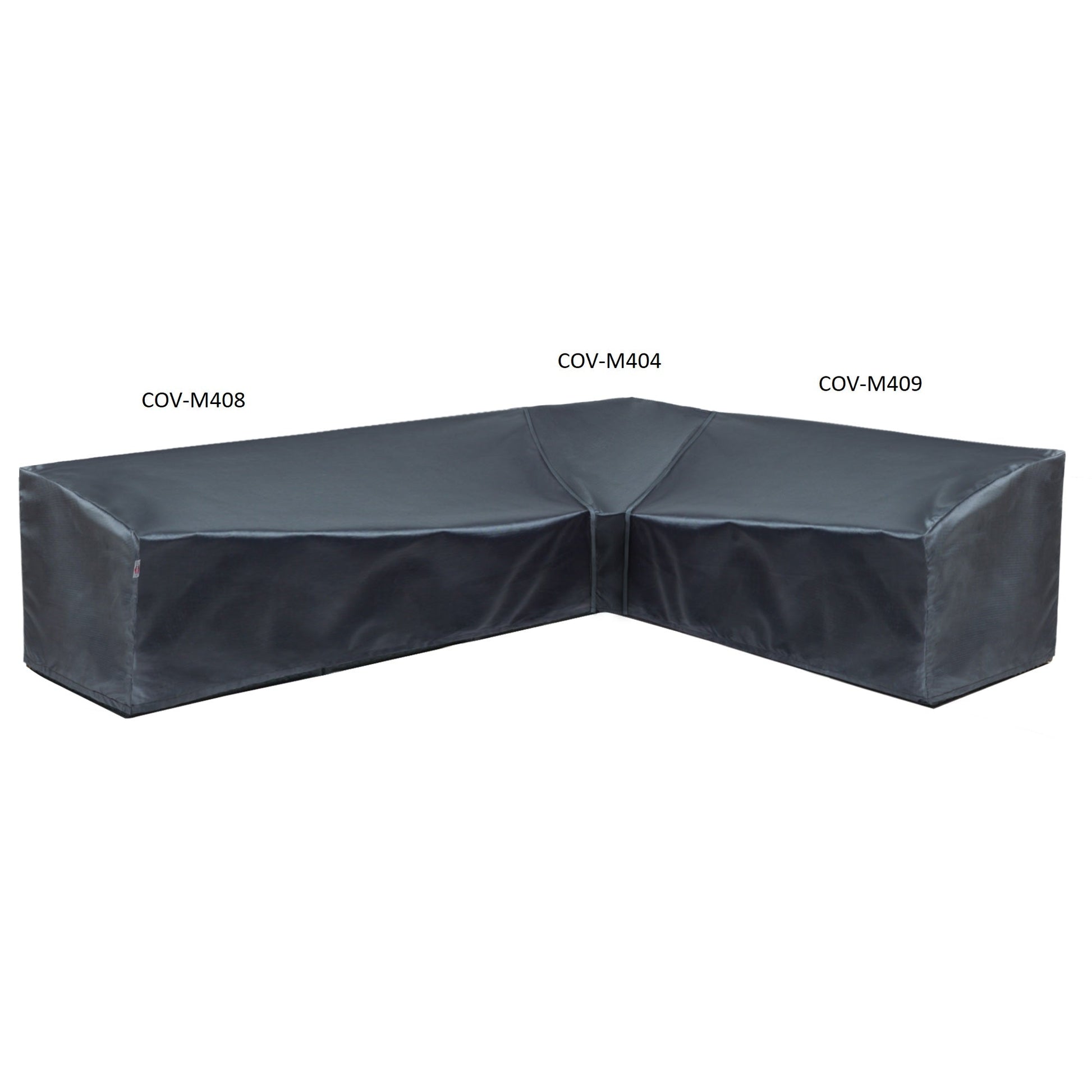 Modular left-end sectional sofa cover 88x40x18 in Mercury by Shield Outdoor Covers on Tampa Home & Garden Store