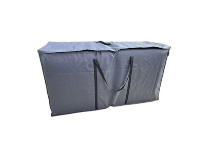 Sofa cushion bag Mercury gray with zipper top and dual carry handles Shield Outdoor Covers on Tampa Home & Garden Store