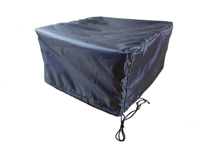 Square Mercury Fire Table Cover by Shield Outdoor Covers, 44W x 44D x 25H, drawcords on Tampa Home & Garden Store