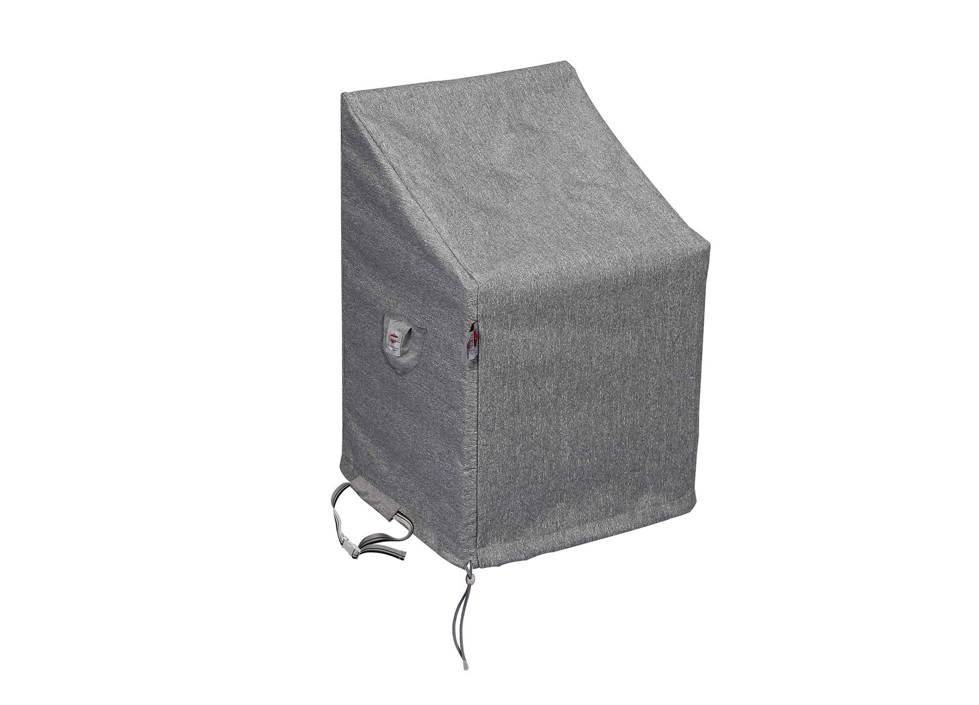 Premium Heavy-Duty Small Chair Cover Platinum Gray 3-Layer UV-Resistant Shield Covers on Tampa Home & Garden Store