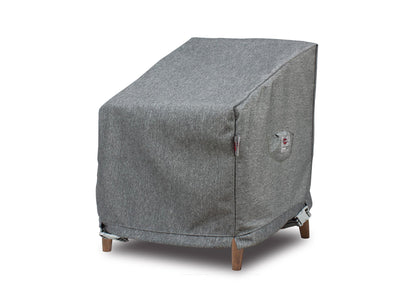 Premium heavy-duty large chair cover by Shield Outdoor Covers, platinum gray, 37W x 35D x 24/36H on Tampa Home & Garden Store