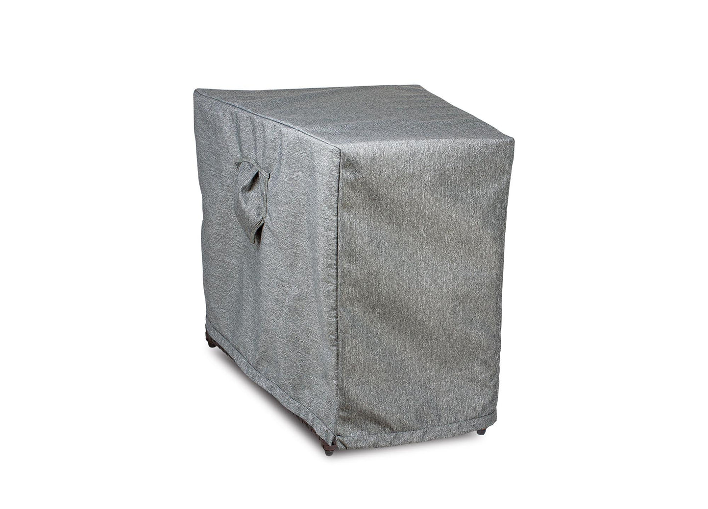 Premium Heavy-Duty Circular Accent Table Cover Platinum Series gray fabric Shield Outdoor Covers on Tampa Home & Garden Store