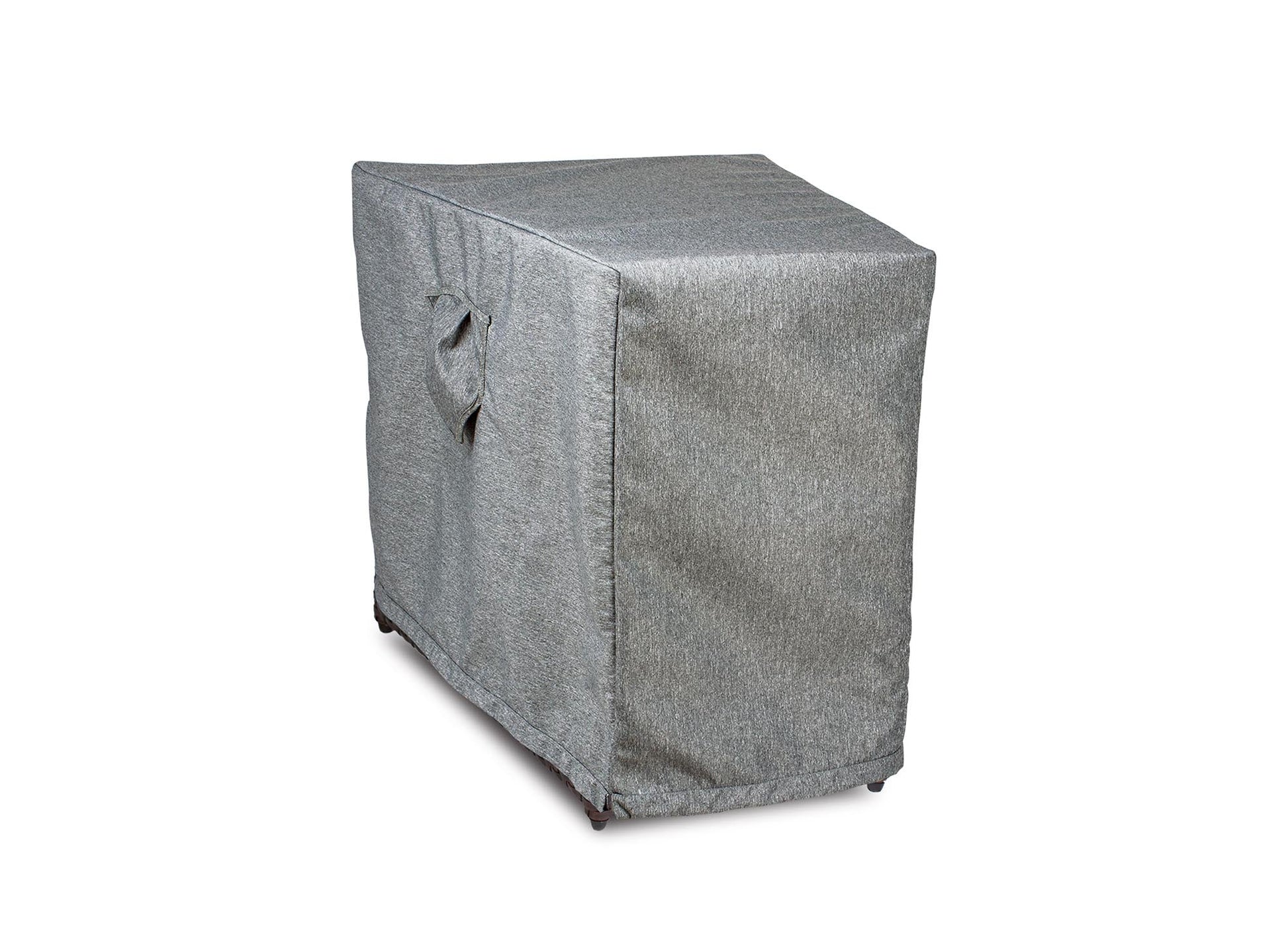 Premium Heavy-Duty Circular Accent Table Cover Platinum Series gray fabric Shield Outdoor Covers on Tampa Home & Garden Store