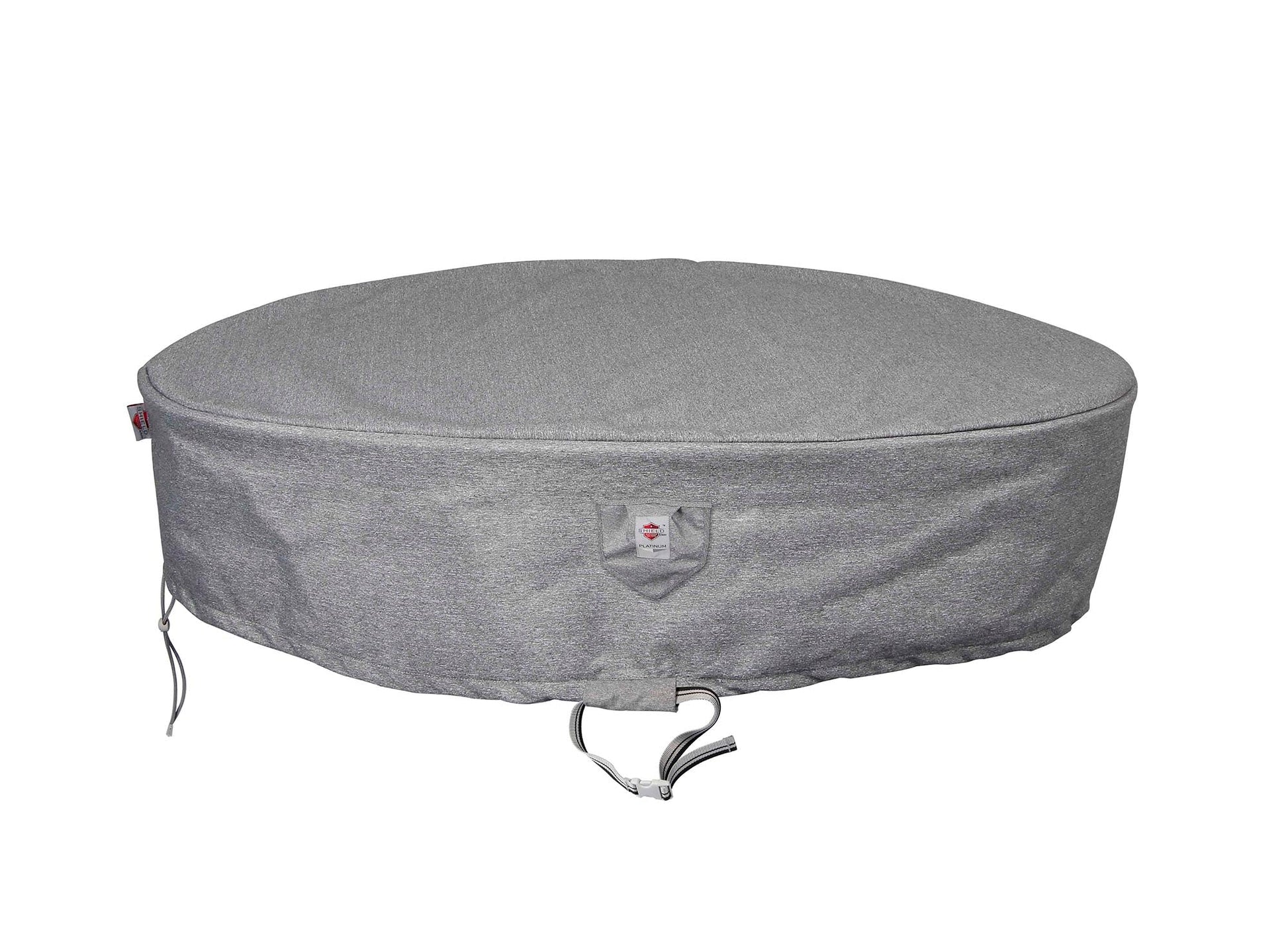 Sun Bed Cover Shield Platinum Gray, 3-layer UV/water-resistant outdoor furniture cover on Tampa Home & Garden Store