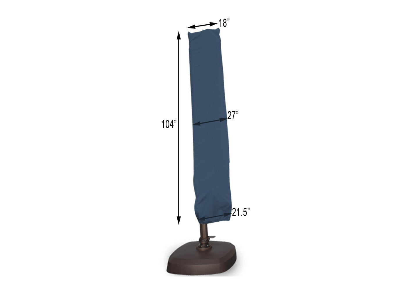 Umbrella Cover AKZ Shield Outdoor Covers Mercury 104inH fits outdoor umbrella on Tampa Home & Garden Store