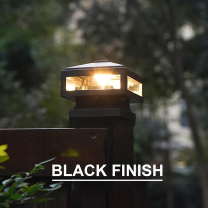 CPLA03 Modern 3000K 3W 12V AC Low Voltage Aluminum LED Post Cap Light for 4x4 or 6x6 - Tampa Home & Garden Store