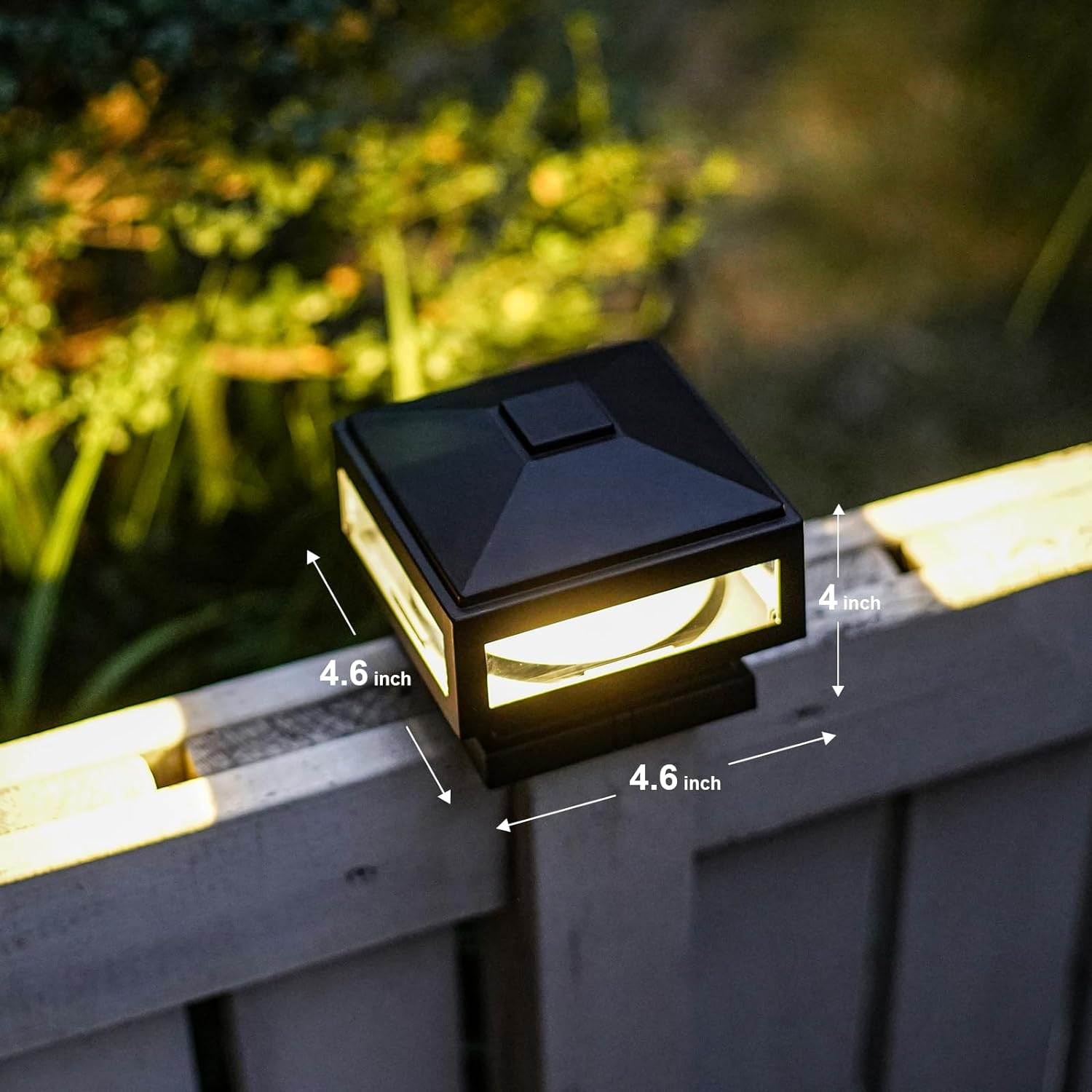 CPLA03 Modern 3000K 3W 12V AC Low Voltage Aluminum LED Post Cap Light for 4x4 or 6x6 - Tampa Home & Garden Store