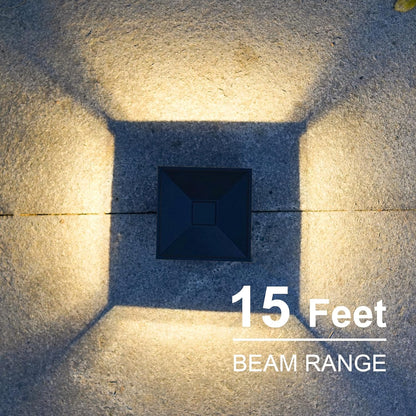 CPLA03 Modern 3000K 3W 12V AC Low Voltage Aluminum LED Post Cap Light for 4x4 or 6x6 - Tampa Home & Garden Store