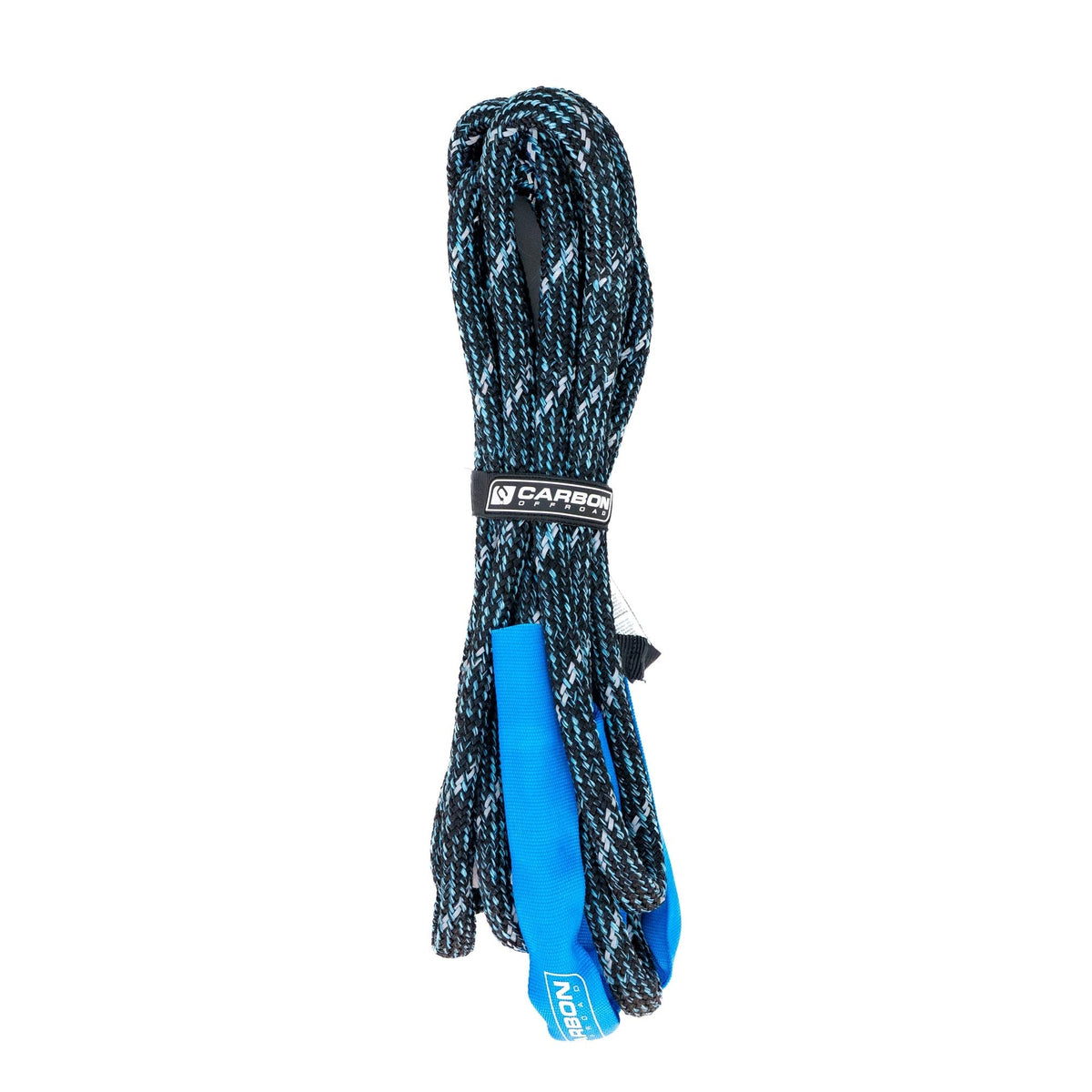 UTV & Small Vehicle Kinetic Recovery Rope braided blue-black coil with Carbon Offroad tag on Tampa Home & Garden Store