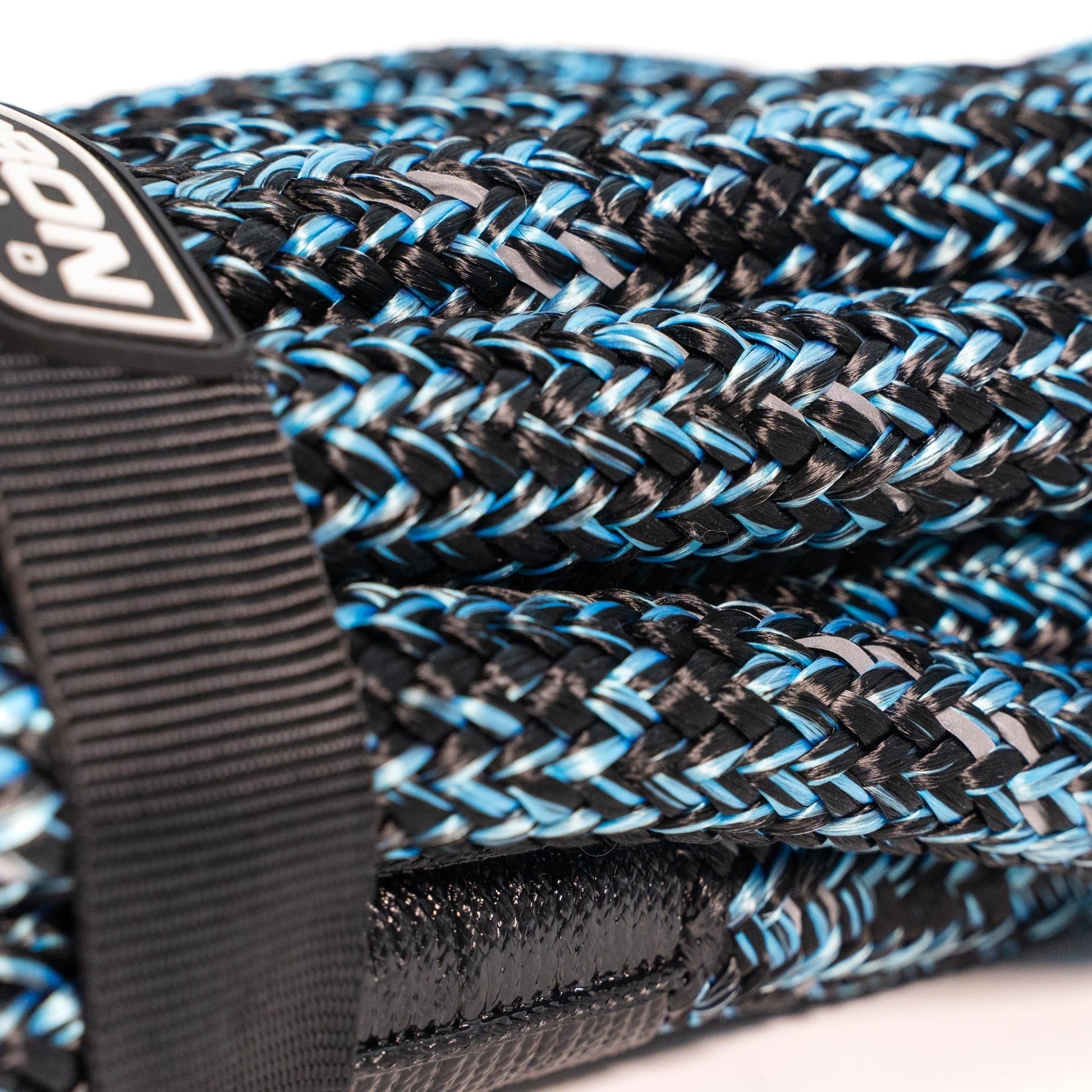 4x4 Kinetic Recovery Rope blue and black braided tow rope Carbon Offroad USA tag on Tampa Home & Garden Store