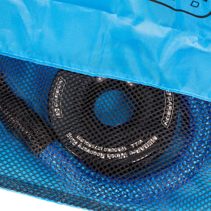 Recovery Ring and Soft Shackle Combo in blue fabric with Carbon Offroad USA branding on Tampa Home & Garden Store