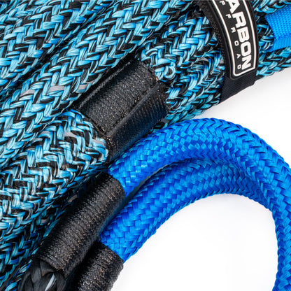 4x4 Vehicle Recovery Rope and Soft Shackle Combo blue braided ropes Carbon Offroad USA on Tampa Home & Garden Store