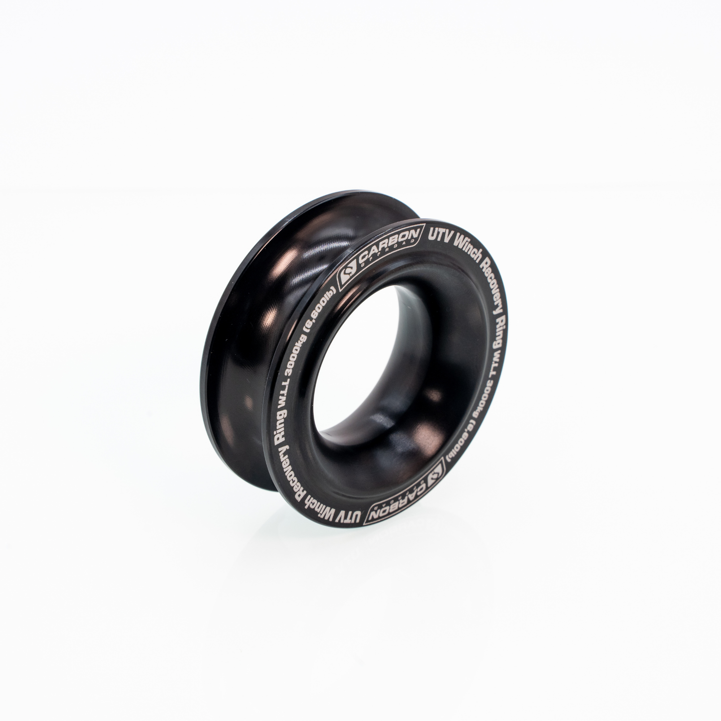 UTV winch recovery ring Carbon Offroad USA black metal finish on Tampa Home & Garden Store
