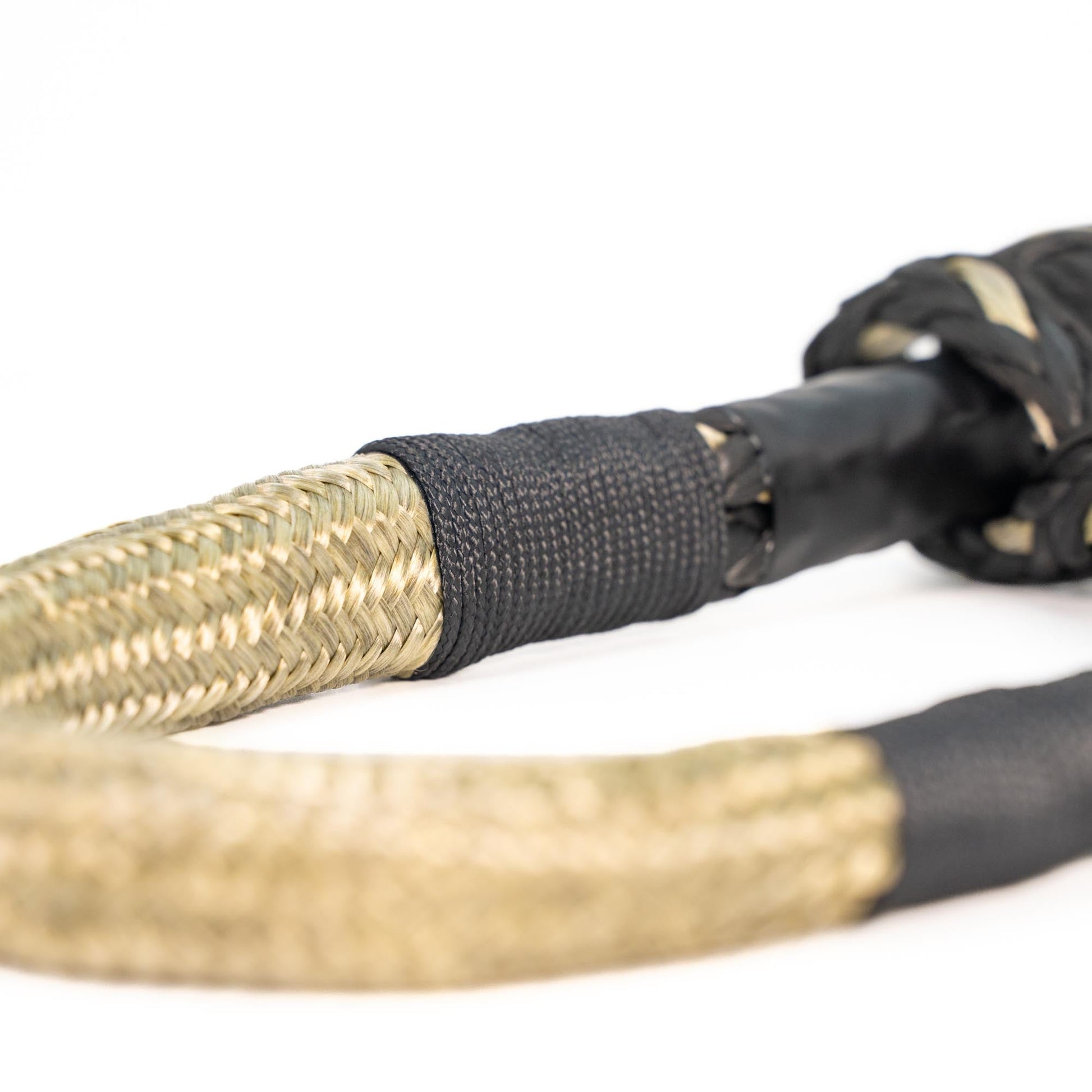 TAC 4x4 Soft Shackle on braided tan tow rope with black sleeve Carbon Offroad USA on Tampa Home & Garden Store