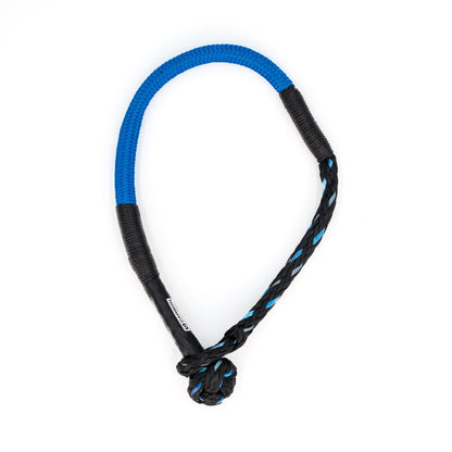 UTV & Small Vehicle Soft Shackle blue braided rope with black tail Carbon Offroad USA on Tampa Home & Garden Store