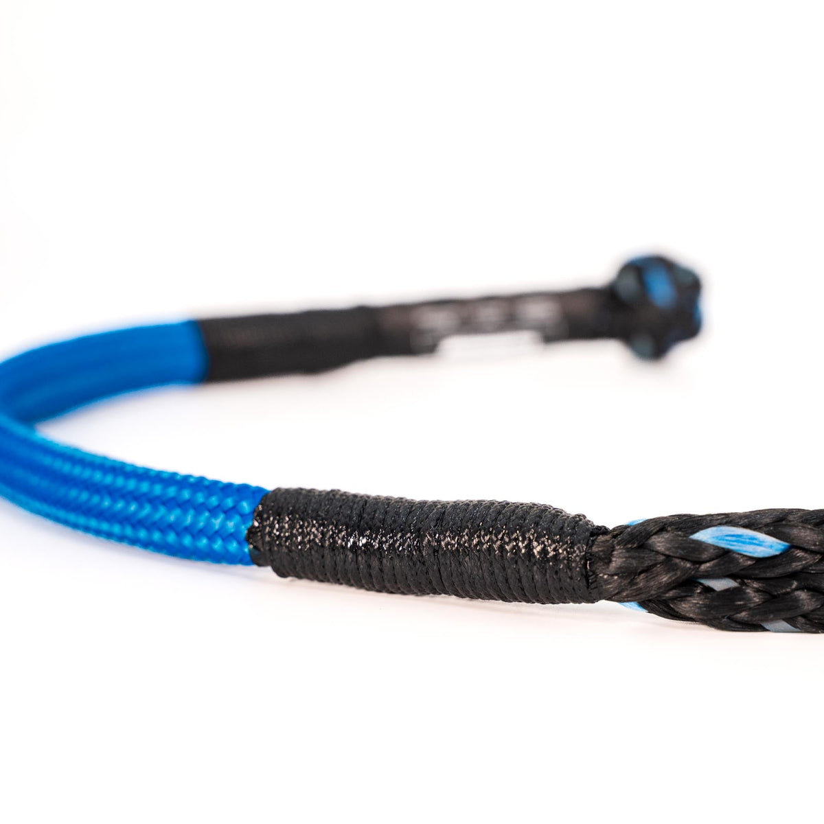 UTV & Small Vehicle Soft Shackle blue and black braided rope by Carbon Offroad USA on Tampa Home & Garden Store