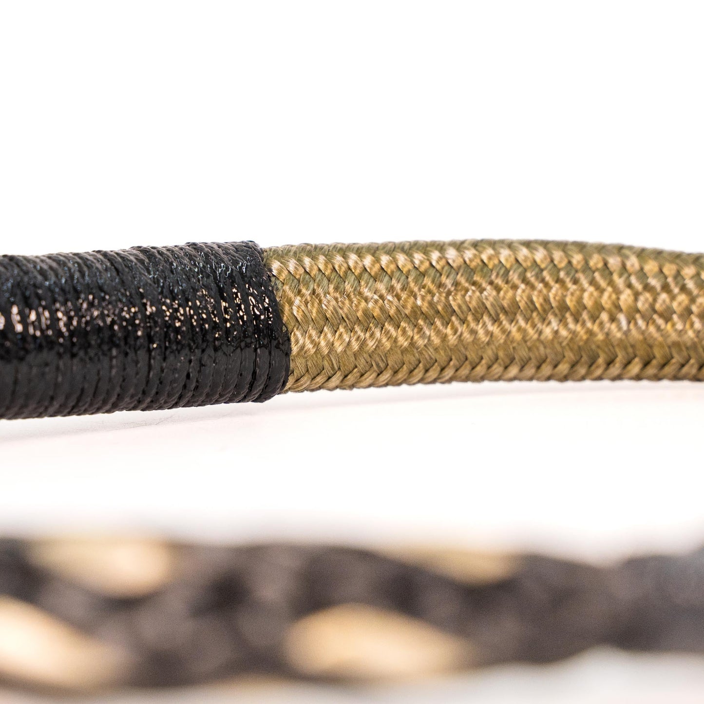 Soft Shackle TAC UTV & Small Vehicle by Carbon Offroad USA, braided black and tan rope on Tampa Home & Garden Store